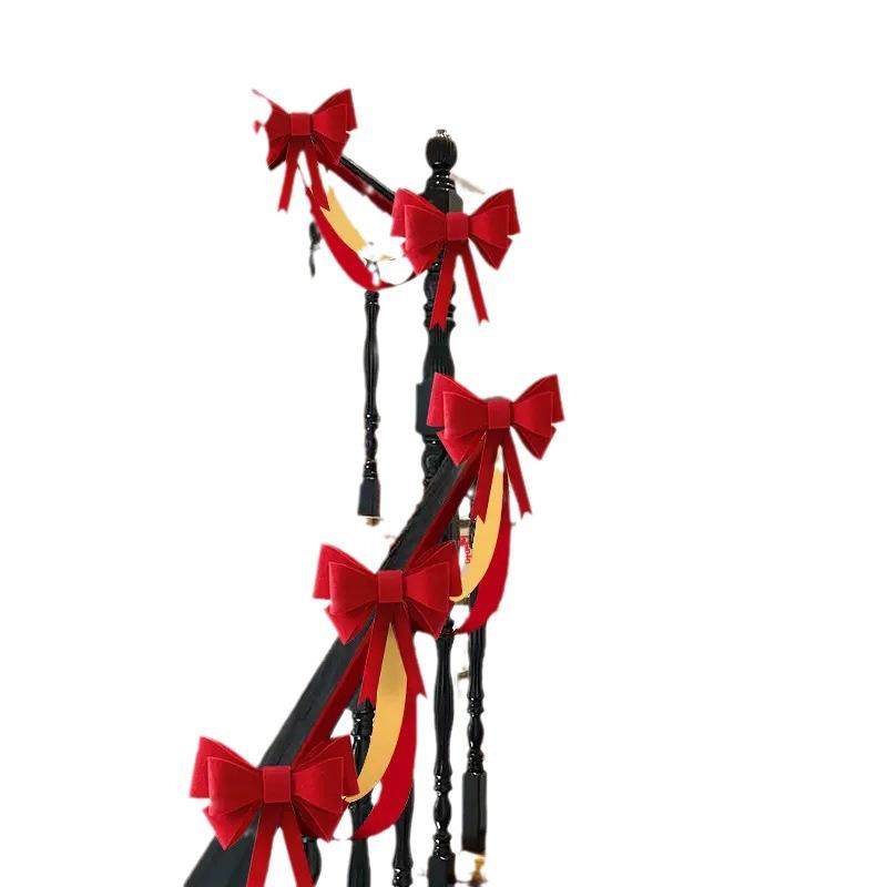 结婚楼梯扶手装饰女方婚礼创意拉花新房婚房布置套装婚庆仿真花,淘宝优惠券,粉丝福利购,淘宝优惠卷