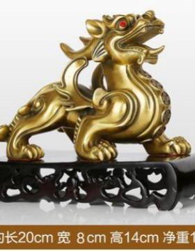 器铜貔貅摆件貔貅开礼品一对雌雄家居摆件铜业貔貅3636摆设