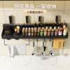 Multifunctional chopstick barrel wall-mounted chopstick cage kitchen household storage rack drain chopstick cage spoon chopstick storage box