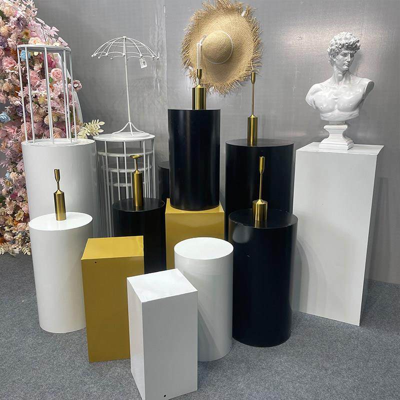 铁艺甜品台订婚宴罗马柱圆柱摆件商场橱窗展示台婚礼舞台方柱路引,淘宝优惠券,粉丝福利购,淘宝优惠卷