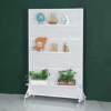 Perforated board vertical shelf floor-standing storage mobile phone jewelry display rack mobile shelf hardware tool hanging board