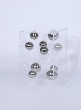 现代简约欧式轻奢亚克力罩子星球摆件样板房售楼处软装饰品摆设