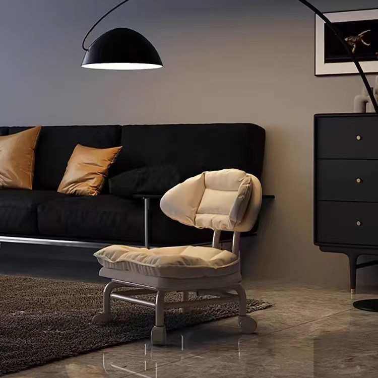 万向轮网红懒人靠背椅凳靠背滑轮凳板凳儿童圆凳带娃滑轮矮凳,淘宝优惠券,粉丝福利购,淘宝优惠卷