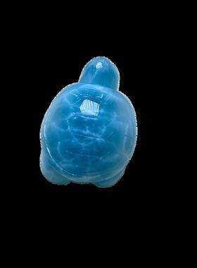 海纹石小乌龟吊坠拉利玛龙龟项坠锁骨链坠挂件规格30.6*21.2*15.4