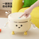 Creative trash can Home dormitory Living room Bedroom with cover Press-type desktop storage barrel Office mini trash can