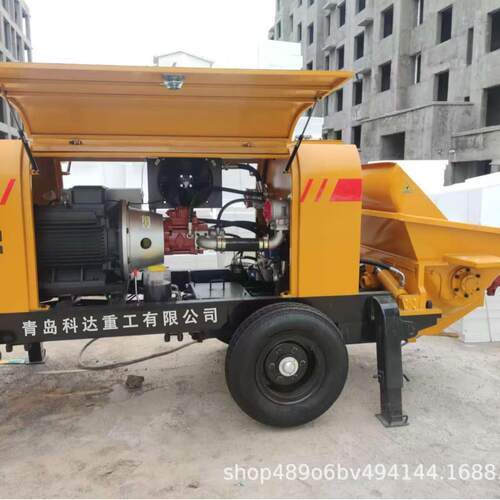 细石机混凝土输送泵电机柴油驱动30型40型50型 - 图1