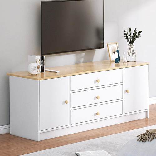 电视柜现代简约茶几组合轻奢高级感储物地柜客厅家具窄款组合墙柜 - 图0