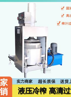 琵琶梨膏萃取果汁压榨机海南浓稠椰浆榨汁机椰子油压榨机