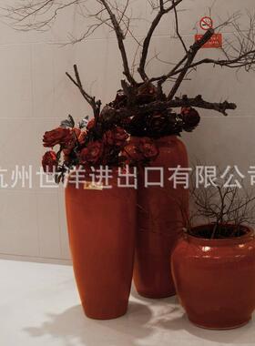 厂家专业生产各种玻璃钢花盆 组合花钵 户外花箱