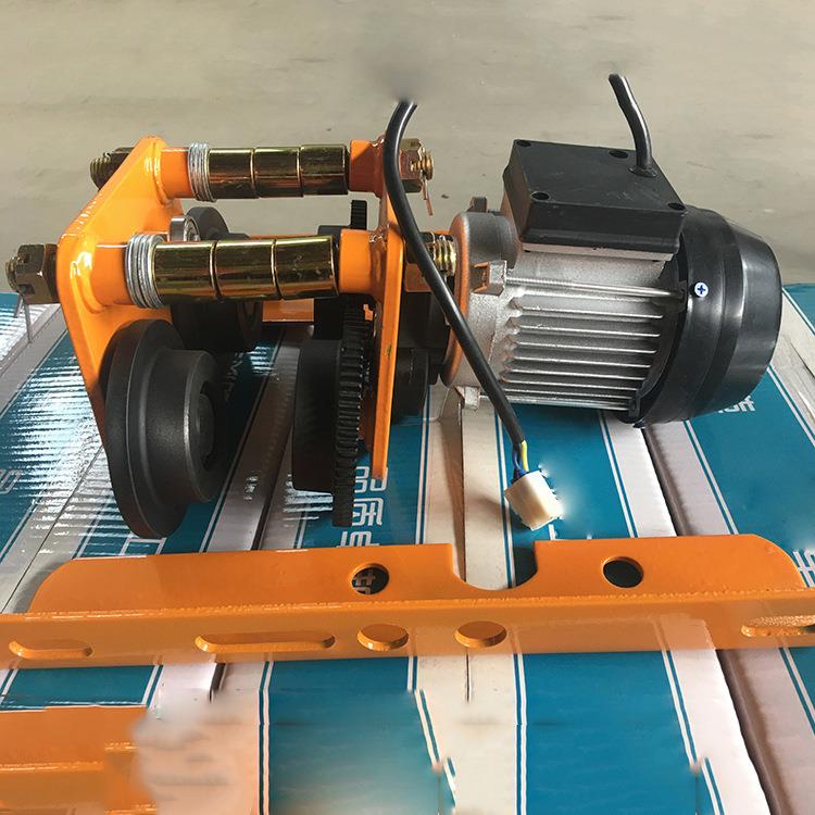 微型电动葫芦跑车家用手拉手推跑车工字钢行车1吨微电葫芦 - 图1