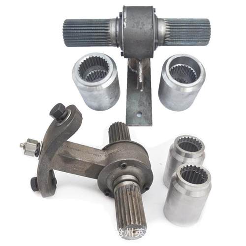 螺旋输送机中吊219吊架273吊瓦20齿325连接轴U型铸钢吊耳绞龙配件 - 图3