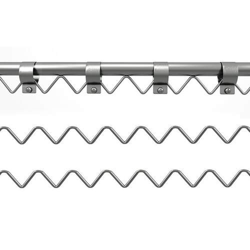 不锈钢防风波浪线晾衣杆配件适用16-38管挂衣杆户外阳台防滑条 - 图2
