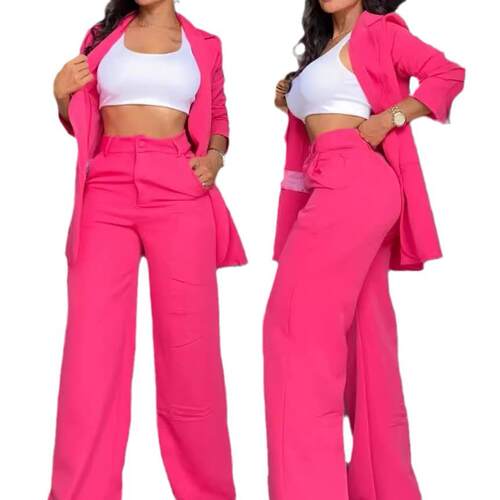 Woman Elegant Blazer Sets New Autumn Fashion Women's Notched - 图3