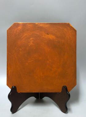 复古纯铜鎏金仿金铜镜摆件家居装饰 黄铜工艺品 文创市集仿老物件