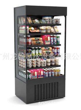 开放型蛋糕展示柜冷藏直角商用熟食甜品冰柜风冷水果保鲜柜