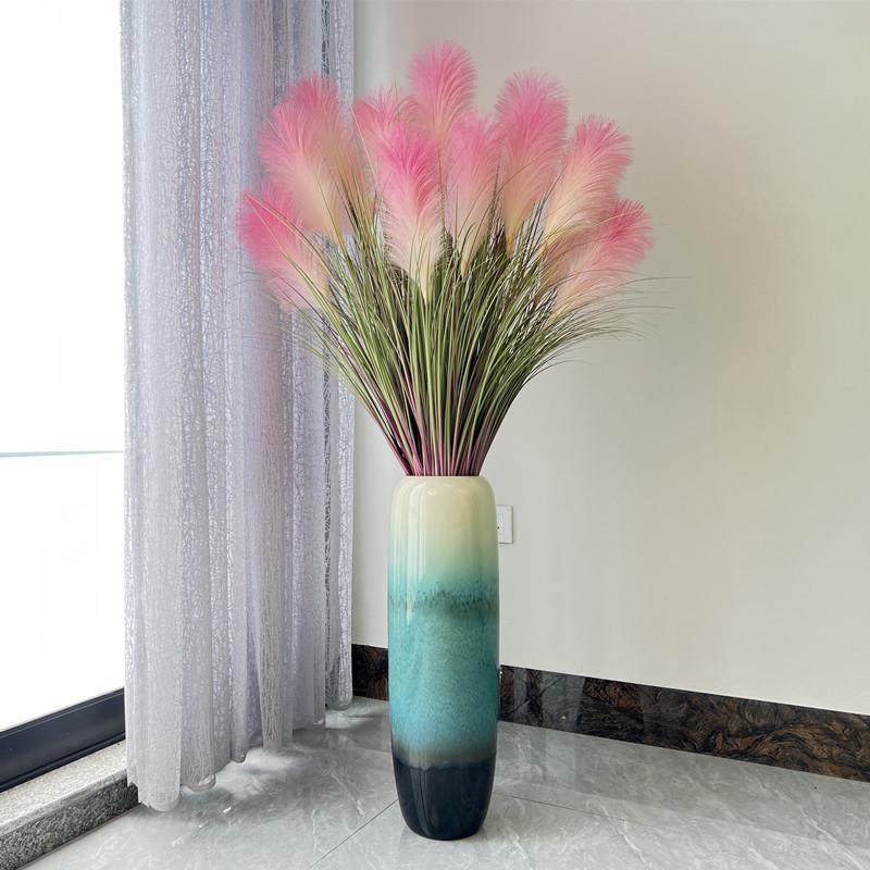 温旭室内摆件客厅室内装饰大仿真芦苇花卉仿真花假花落植物落地陶,淘宝优惠券,粉丝福利购,淘宝优惠卷