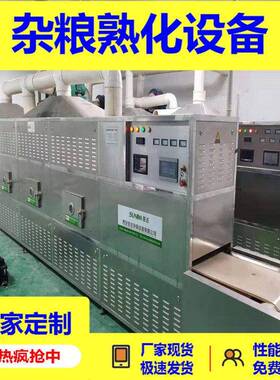 燕麦片五谷杂粮烘干杀菌设备杀虫卵不锈钢隧道式干燥熟化机多种