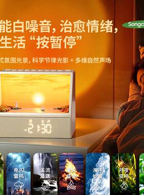 SCD-RC00日出醒时钟闹钟学生专用自律音神唤器管理学习灯儿童白噪