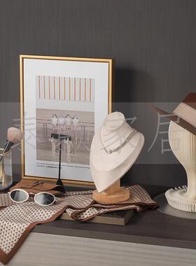 代样板间软装JJ摆厅件梳现妆台饰组合衣帽装间套装摆台展装饰品