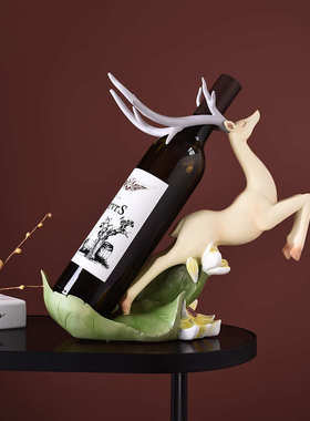 厂家直销现代饰品摆件家居客厅酒柜餐厅酒托酒架装饰品欧式创意软