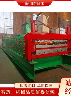 全自动双层压瓦机corrugated sheet rolling machine角驰瓦成型机