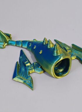 打印机新品吞食深海3D模型摆件