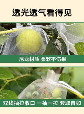 水果套袋葡萄防虫防鸟专用网袋桃子草莓石榴无花果通用尼龙网纱袋