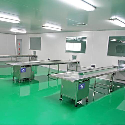 工业不锈钢台面变频自动输送工作台 瓶装可拆装PVC输送带工作台 - 图2