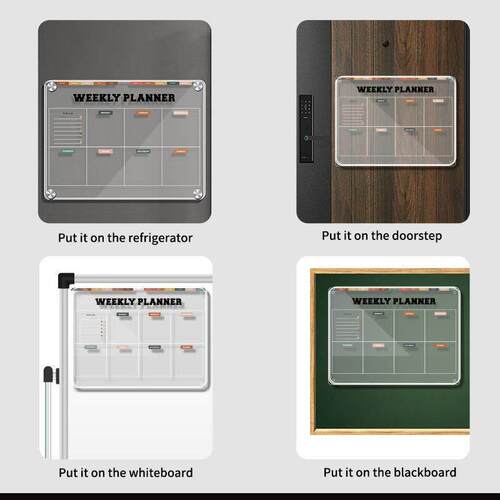 magnetic transparent acrylic board note message schedule - 图1