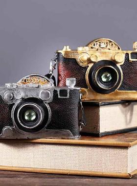 复古怀旧老式照相机模型摆件创意咖啡厅酒吧家居装饰品拍摄影道具