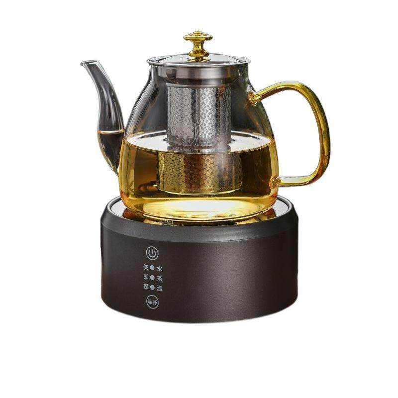 Electric pottery stove, household stove, tea boiler, kettle, low power teapot set, steaming tea set, tea set