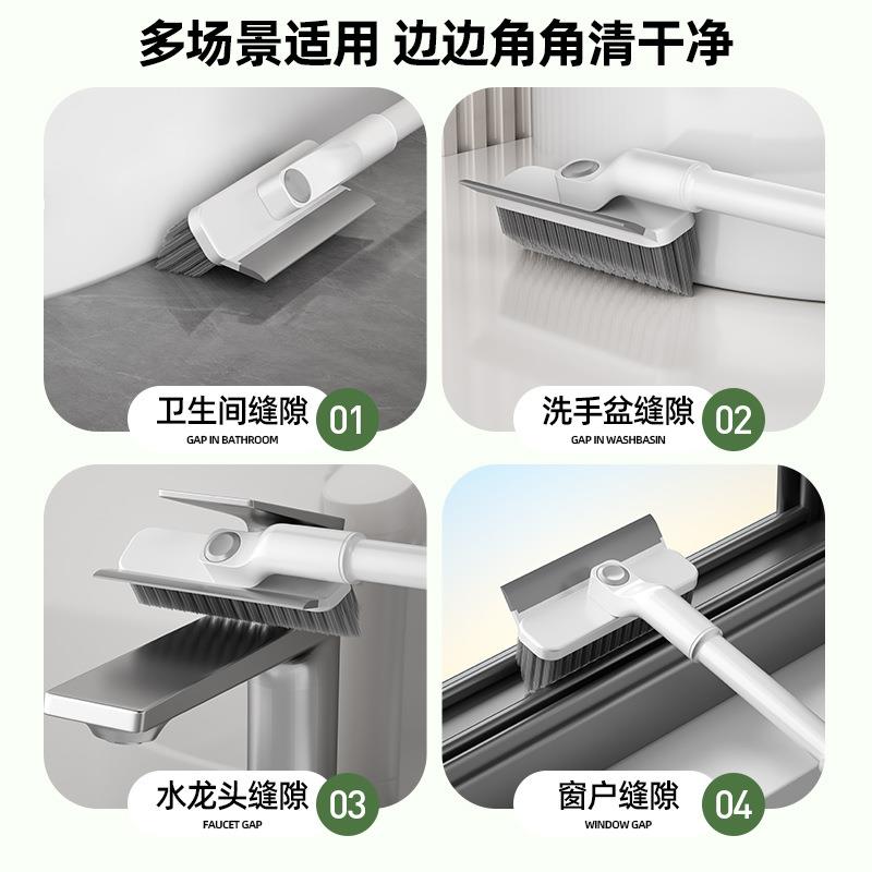 New multi-functional silicone plastic toilet brush with no dead ends to clean the toilet artifact brush wall-mounted home bathroom
