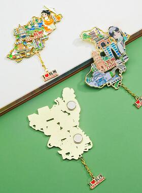 冰贴城SN-JF0G5市文创北属京旅游金纪念箱西安洛阳磁吸贴品浮雕冰