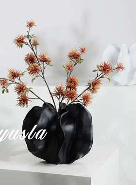 意式简约客板厅样间餐厅吧台M柜厅客茶装几插干花瓶花器摆件软饰