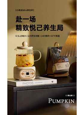 小南BG-YSB10养生杯办室小型全自动加厚玻公瓜保温迷璃你多功能煮