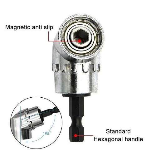 105 Degree Adjustable Angle Extension Screwdriver Socket - 图0