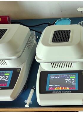 卤素水分测定仪快速分析自动检测茶叶木材粮食水率含量测试仪新品
