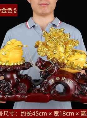 正品金蟾招财摆件玉白菜客厅朋办公礼室装饰店铺开业物乔迁品新居