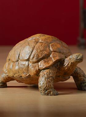 黄铜乌龟金钱龟摆件家居装饰品客厅办公室桌面柜子茶桌茶宠礼物