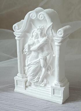 人物博物馆艺术感香薰石膏挂件扩香石简约摆件桌面装饰品家居礼物