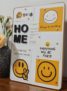 实木相框磁吸创意桌面摆台相框画框留言黑板原木风新中式复古装饰