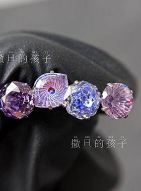 F136钛合金舌钉仲夏夜之梦紫色系钛合金舌钉爆闪内螺纹舌钉