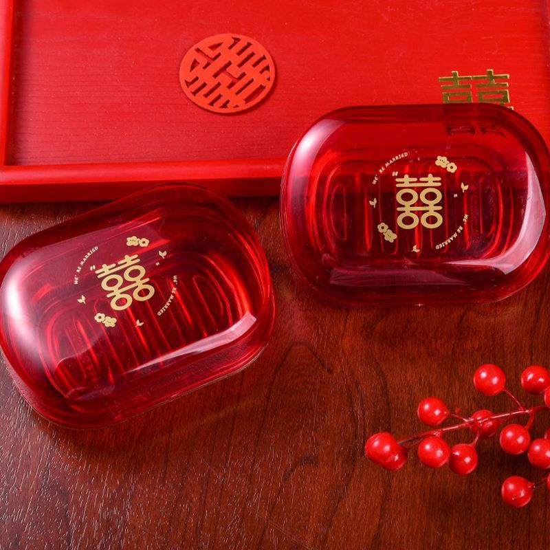 结婚杯子一对女方口杯红色洗漱牙刷杯套装嫁妆婚庆用品大全皂盒,淘宝优惠券,粉丝福利购,淘宝优惠卷