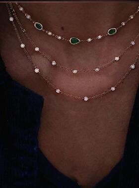 Vintage Pendants Necklaces Geometry Chokers Jewelry Gift项链