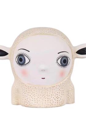 色彩装饰组合搭配北欧儿童房组合软装饰品摆件玩偶潮玩样板间装饰