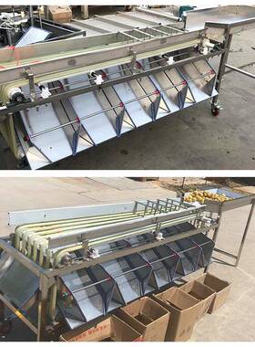 果蔬选果机选果大小可按需定制分选产量大速度快适用于各种果蔬