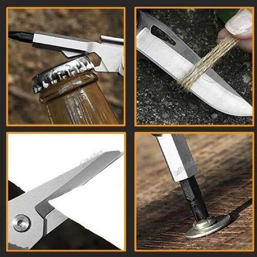 2合1多功能剪刀EDC多功能刀户外 - 图2