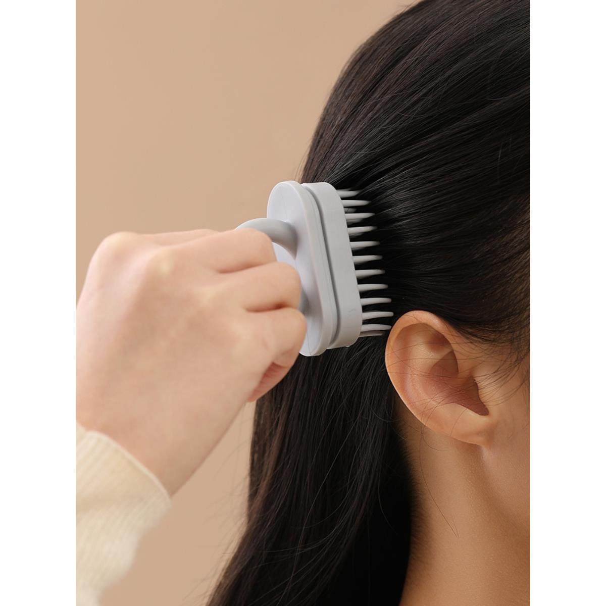 洗头刷子日本神器！硅胶刷！按摩梳子成人头部抓头器洗发清洁,淘宝优惠券,粉丝福利购,淘宝优惠卷