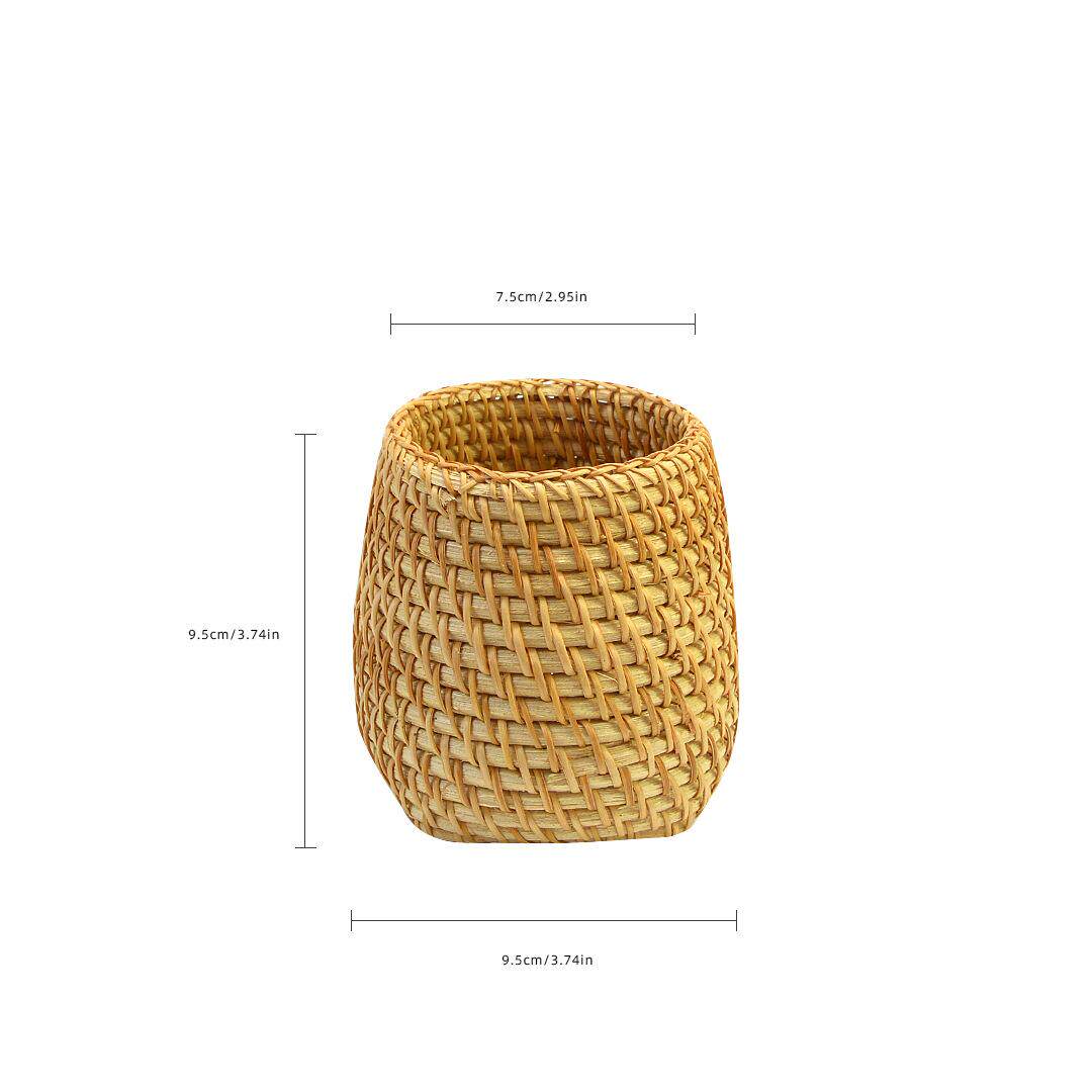 Woven pen holder pen holder pen holder stationery makeup hanging basket