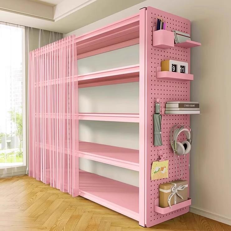 Household storage racks, shelves, hole board storage racks, bookshelf, living room balcony, display racks, basement debris racks